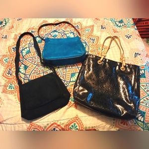 Take All 3 designer bags💖 Michael Kors Tote, Giani Bernini & Lisa Loren GUC💖